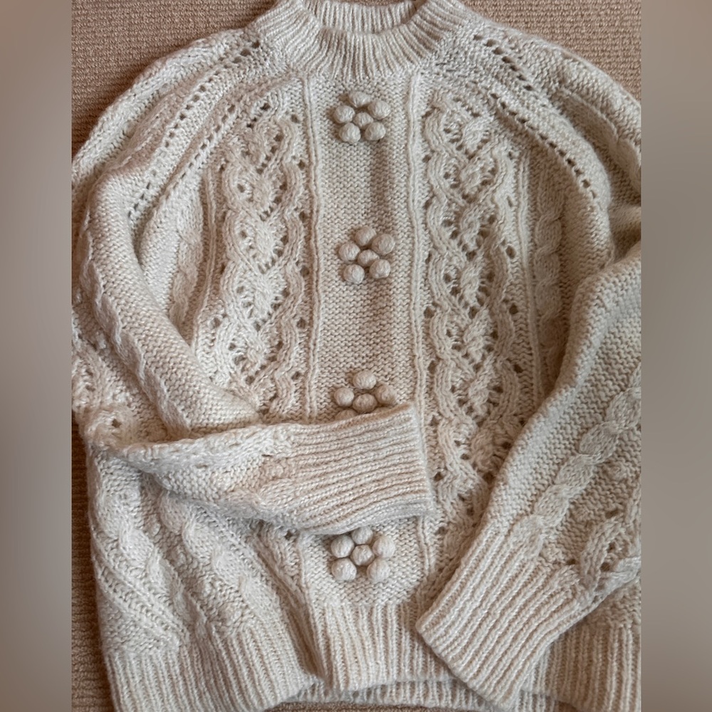 JCrew cream sweater